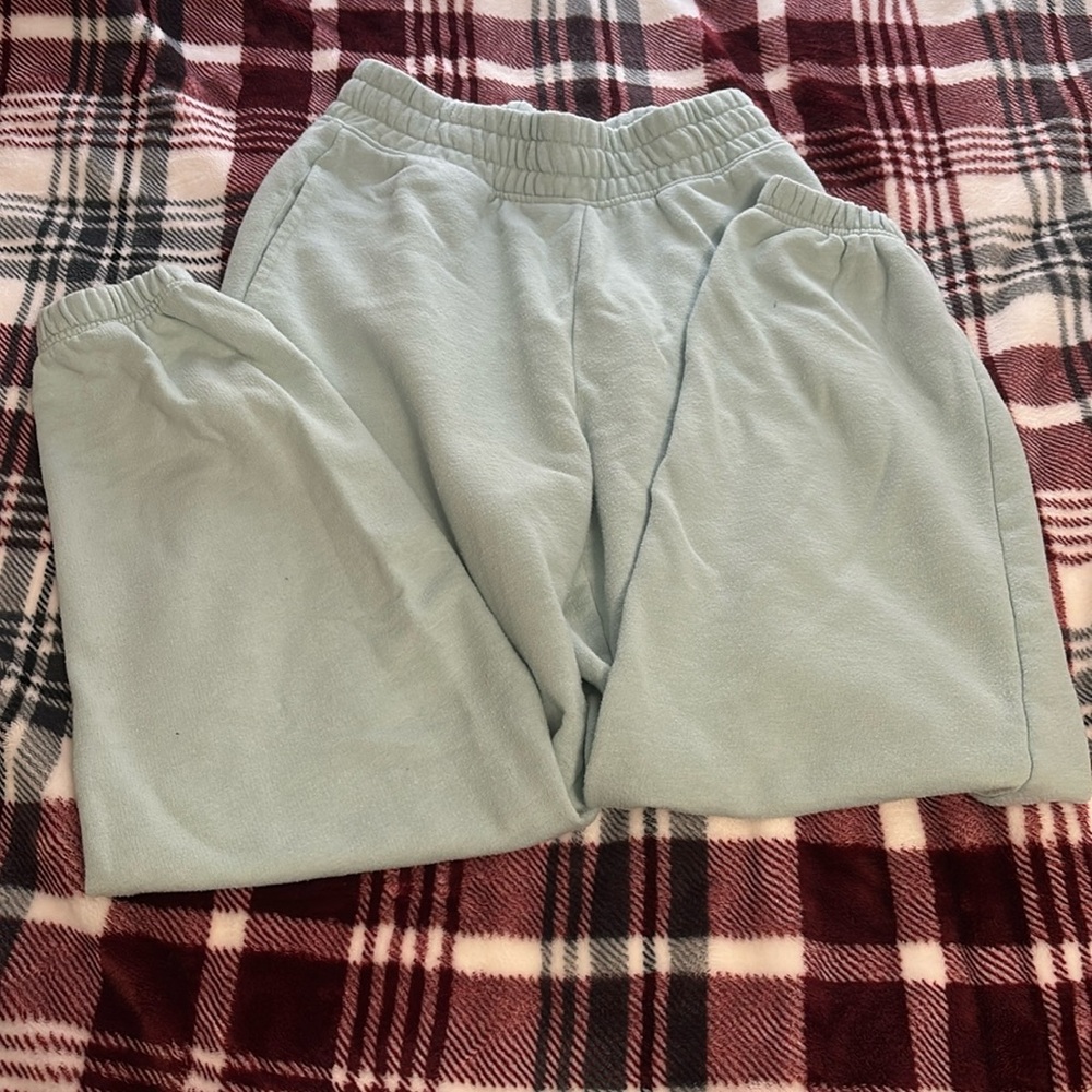 Selling American Eagle Sweatpants. Size XS and a light teal color